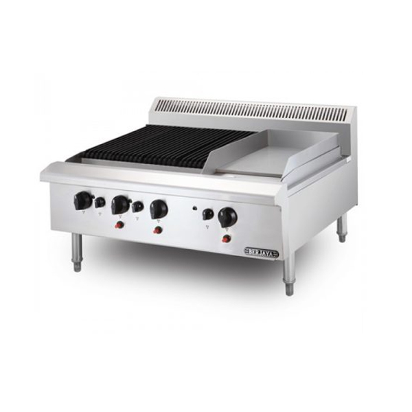 bếp nướng có chiên phẳng Berjaya CB3BGG1B-17