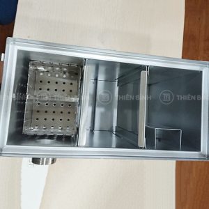 bể tách mỡ gia đình 30 lít inox 304