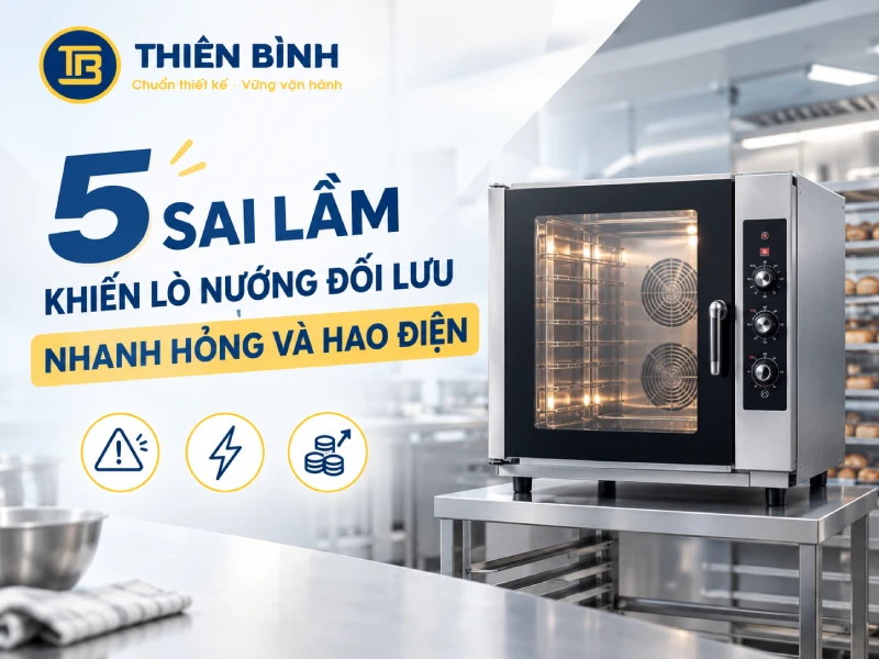5 sai lầm khiến lò nướng đối lưu nhanh hỏng và hao điện - ảnh 1 5 sai lầm khiến lò nướng đối lưu nhanh hỏng và hao điện