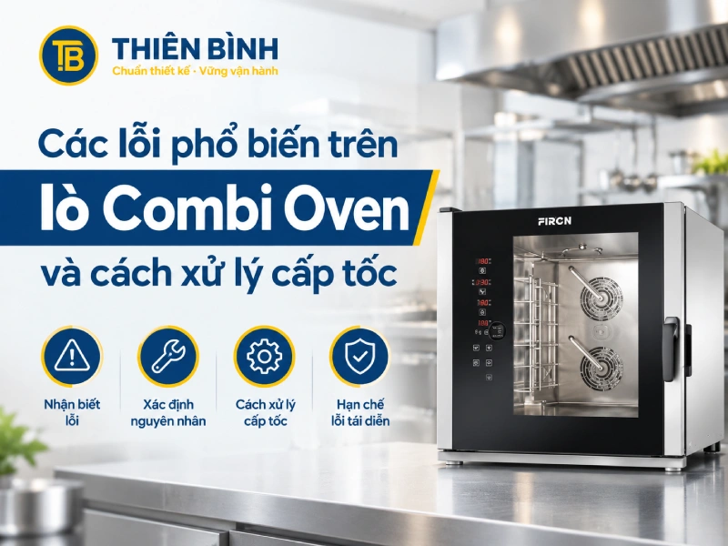 Các lỗi phổ biến trên lò Combi Oven