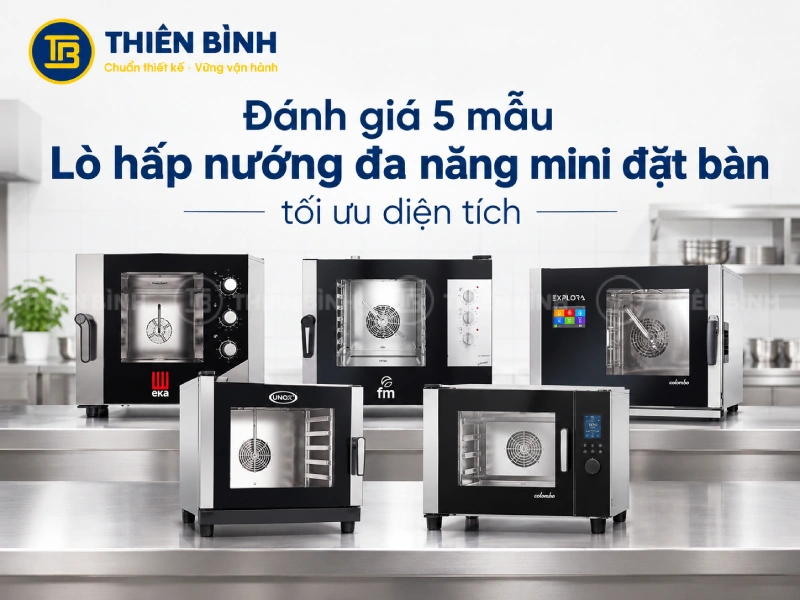 Đánh giá 5 lò hấp nướng mini bàn
