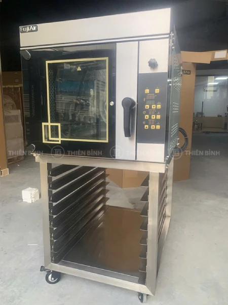 Lò nướng đối lưu có phun sương và không phun sương: Giải mã bí quyết cho mẻ nướng hoàn hảo - ảnh 2 Lo nuong doi luu 5 khay co phun suong Fuji Air FJ 5T 46