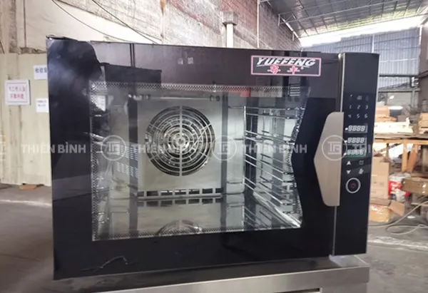 So sánh chi tiết lò nướng đối lưu và lò nướng tầng: Ưu - nhược điểm - ảnh 2 Lo nuong doi luu Yuefeng RF 280T