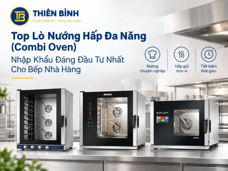 Top lò nướng hấp đa năng (combi oven) nhập khẩu đáng đầu tư nhất